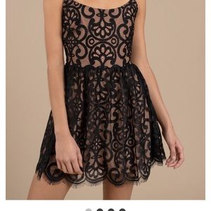 Bella lace skater dress